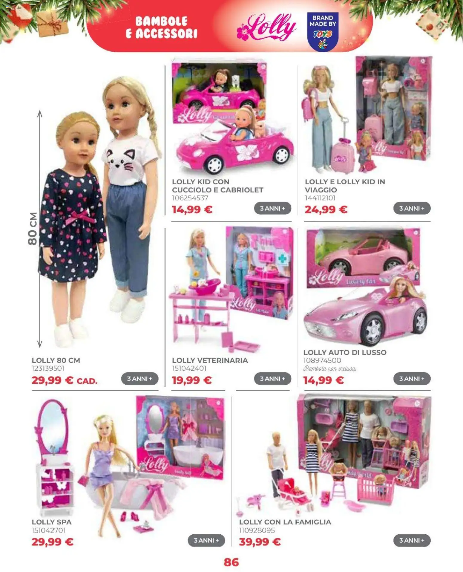 Volantino Toys Center del 16/10/2026 | Pagina: 88 | Prodotti: Bambola