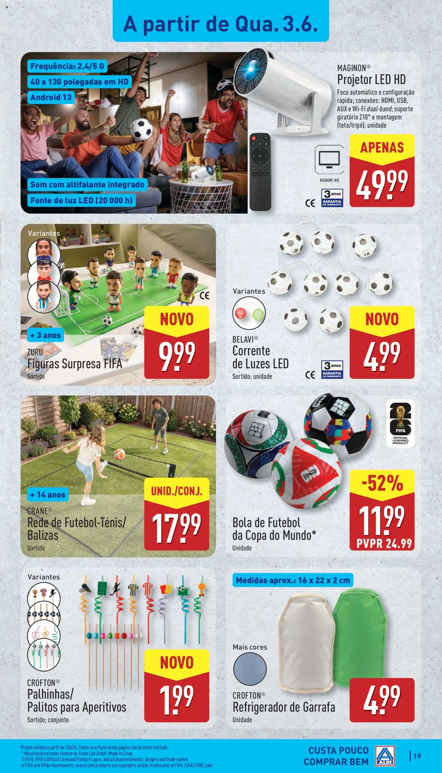 Aldi folheto │ válido de 01.06.2026 | Página: 19 | Produtos: Altifalante, Projetor