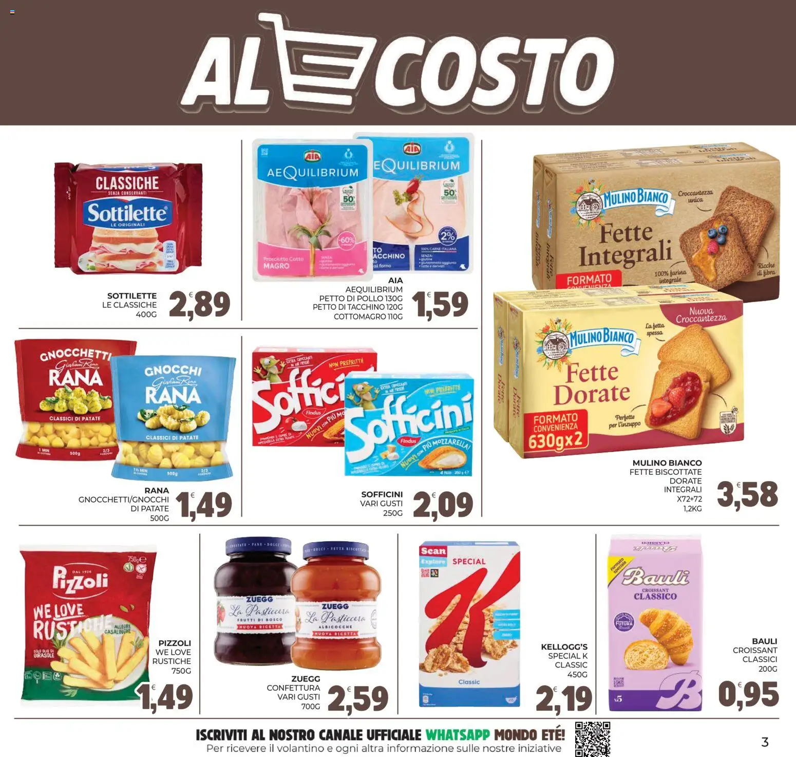 Volantino Eté del 22/09/2026 | Pagina: 3 | Prodotti: Farina integrale, Croissant, Albicocche, Gnocchetti
