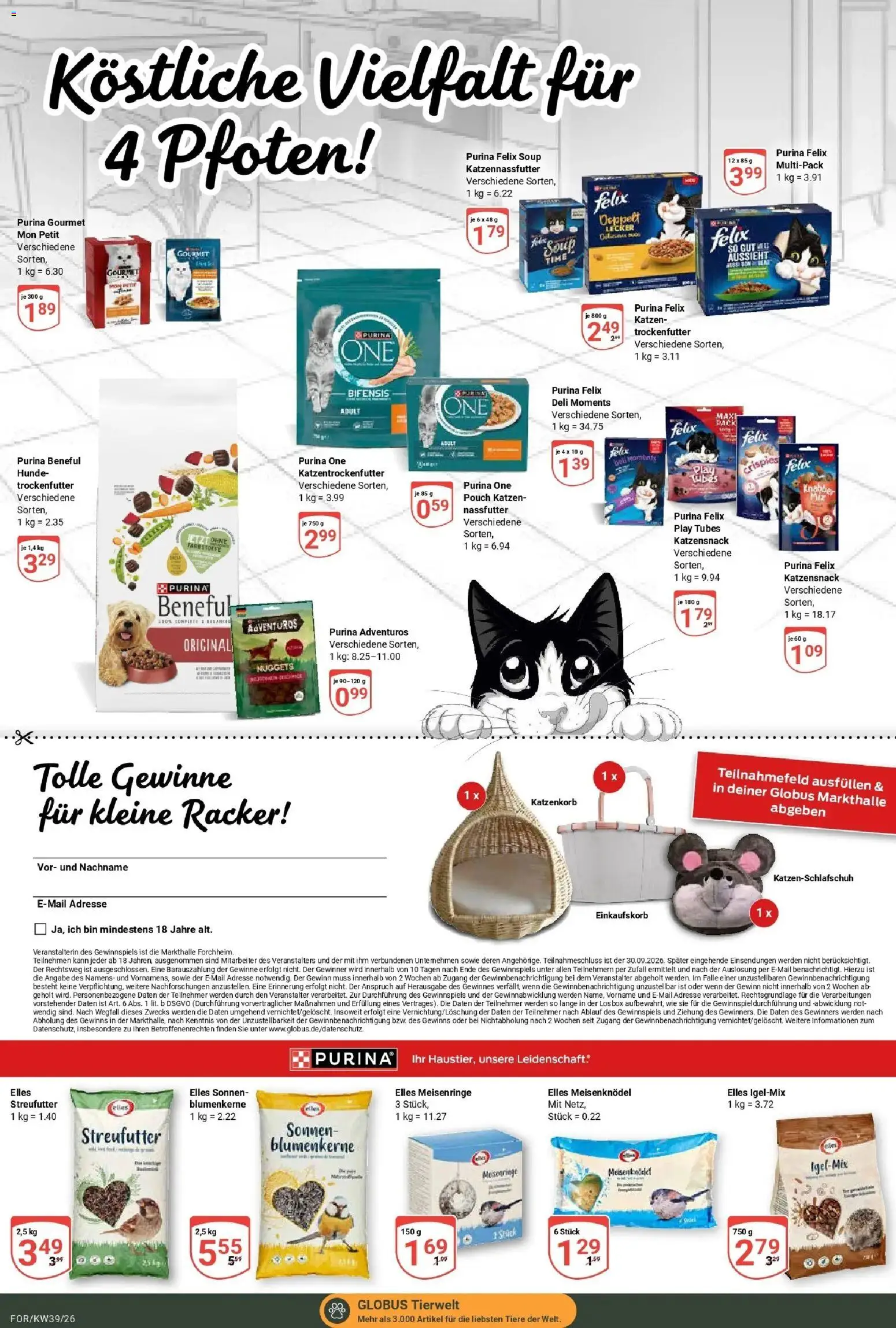 Globus Prospekt Forchheim (ab 21.09.2026) » Angebote online | Seite: 23 | Produkte: Purina one, Box