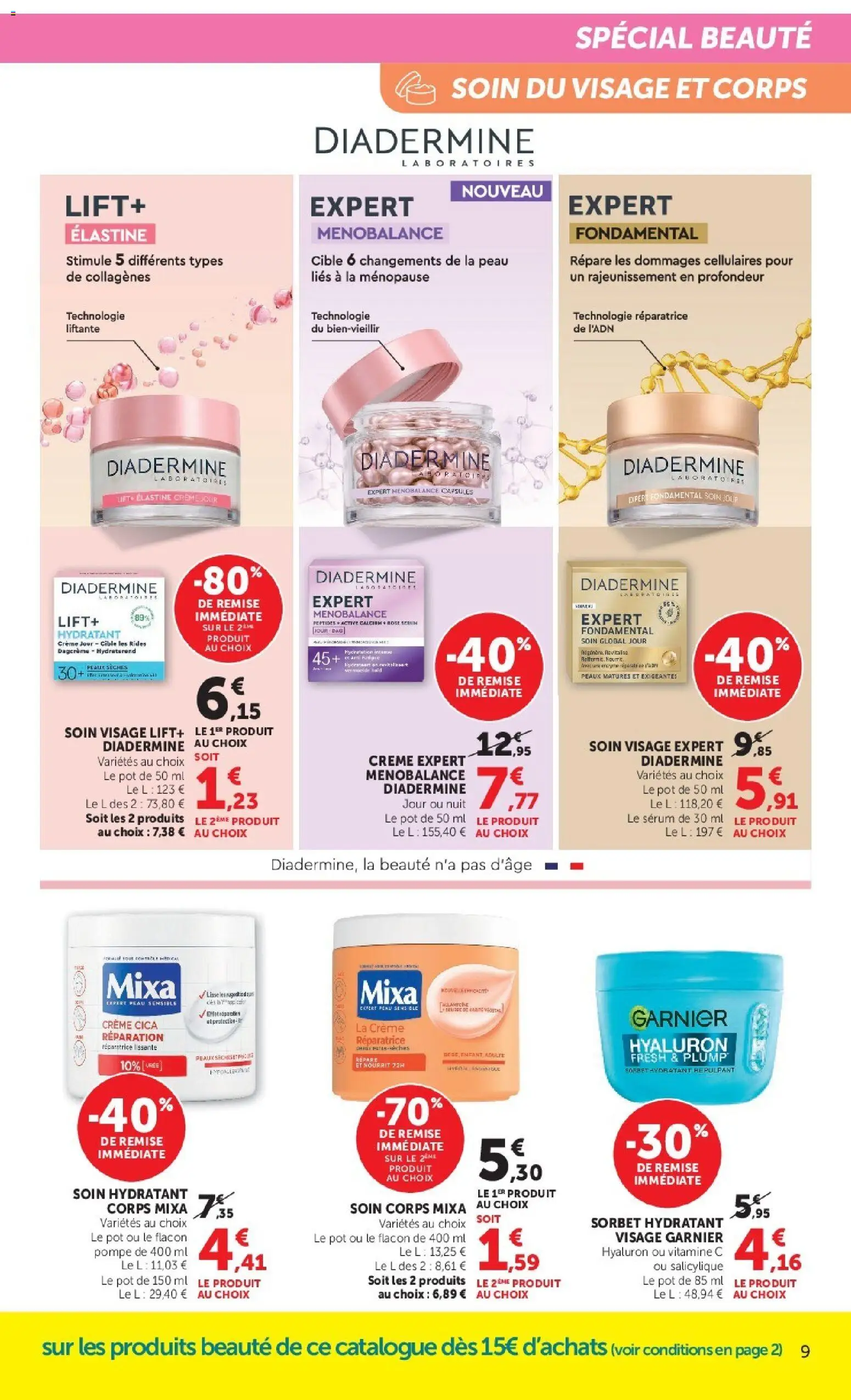 {H1} | Page: 9 | Produits: Soin visage, Serum, Produits beauté, Capsules