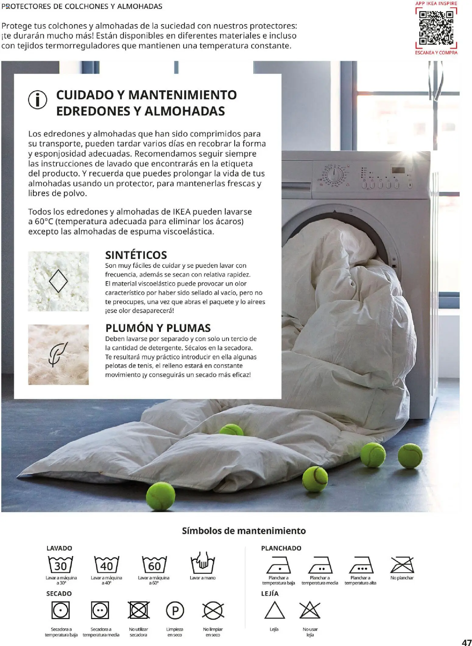 IKEA - Confort │ válido desde el 01/09/2026 | Página: 47 | Productos: Té, Espuma, Secadora