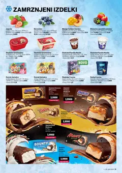 Mercator katalog akcije – veljaven od 01.06.2026 | Stran: 11 | Izdelki: Kos, Borovnice, Jagode, Sladoled