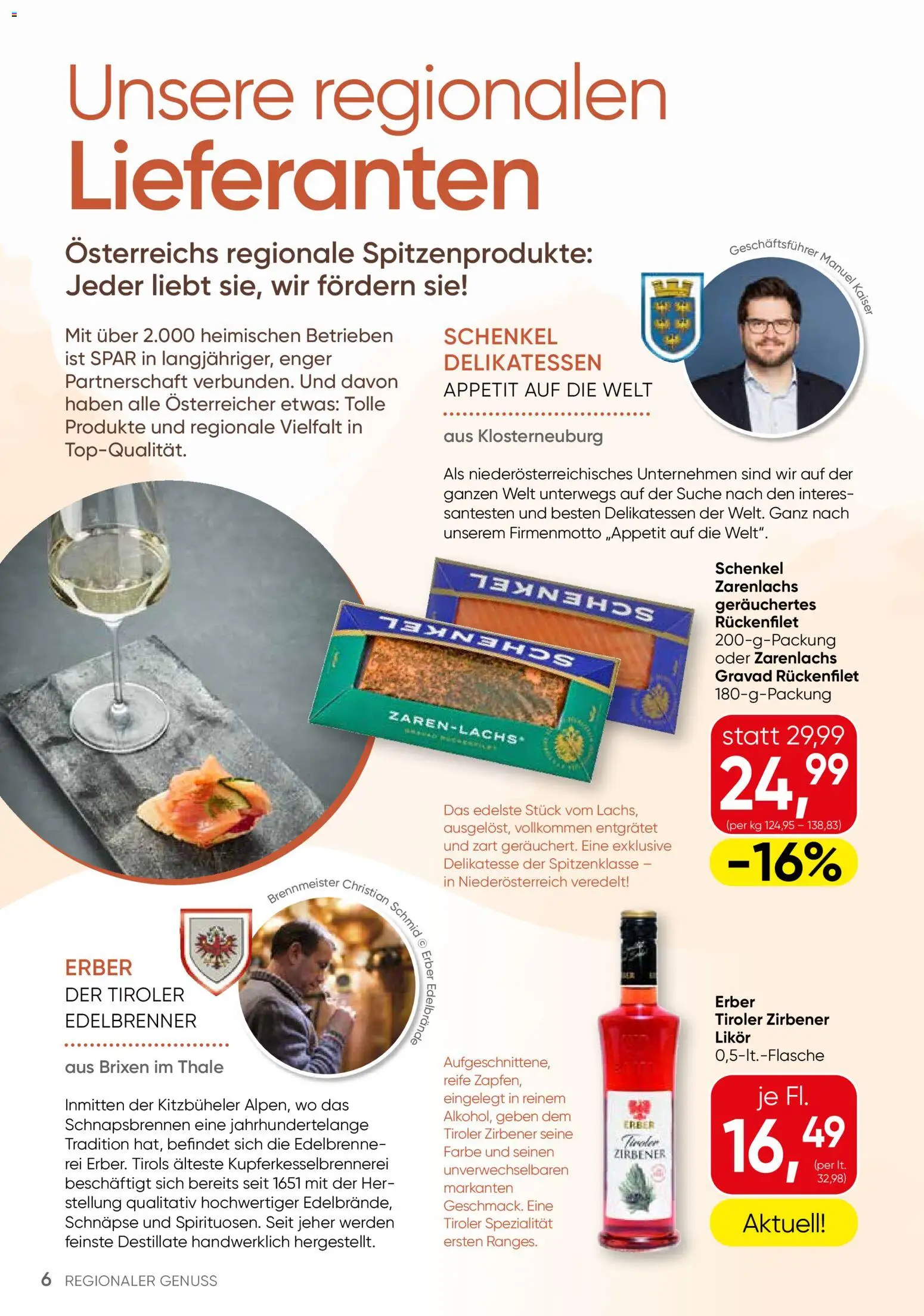 SPAR Gourmet Regionaler Genuss gültig ab 21.05.2026 | Seite: 6