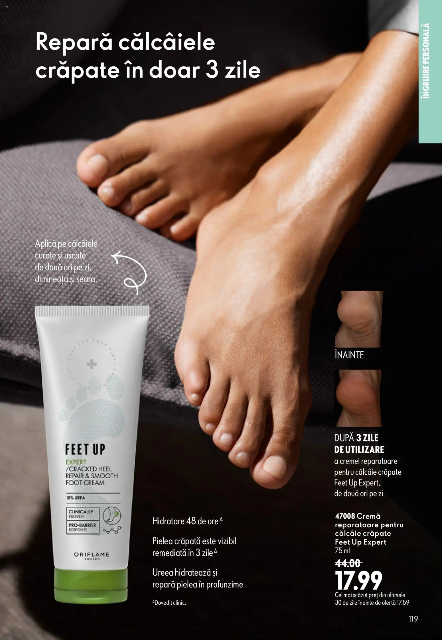 Noul catalog Oriflame – valabil de la 09.09.2026 | Pagină: 119 | Produse: Aplică, Cremă