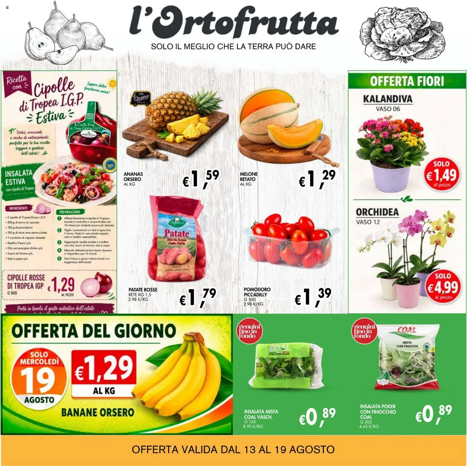Volantino Coal del 13/08/2026 | Pagina: 2 | Prodotti: Sale, Limone, Olive, Cipolla