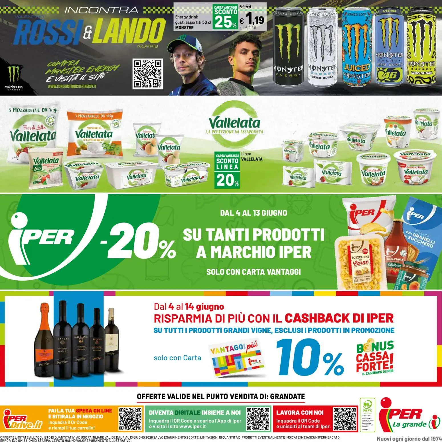 Volantino Iper del 04.06.2026 | Pagina: 40 | Prodotti: Salsa, Zucchero, Mango, Carrello