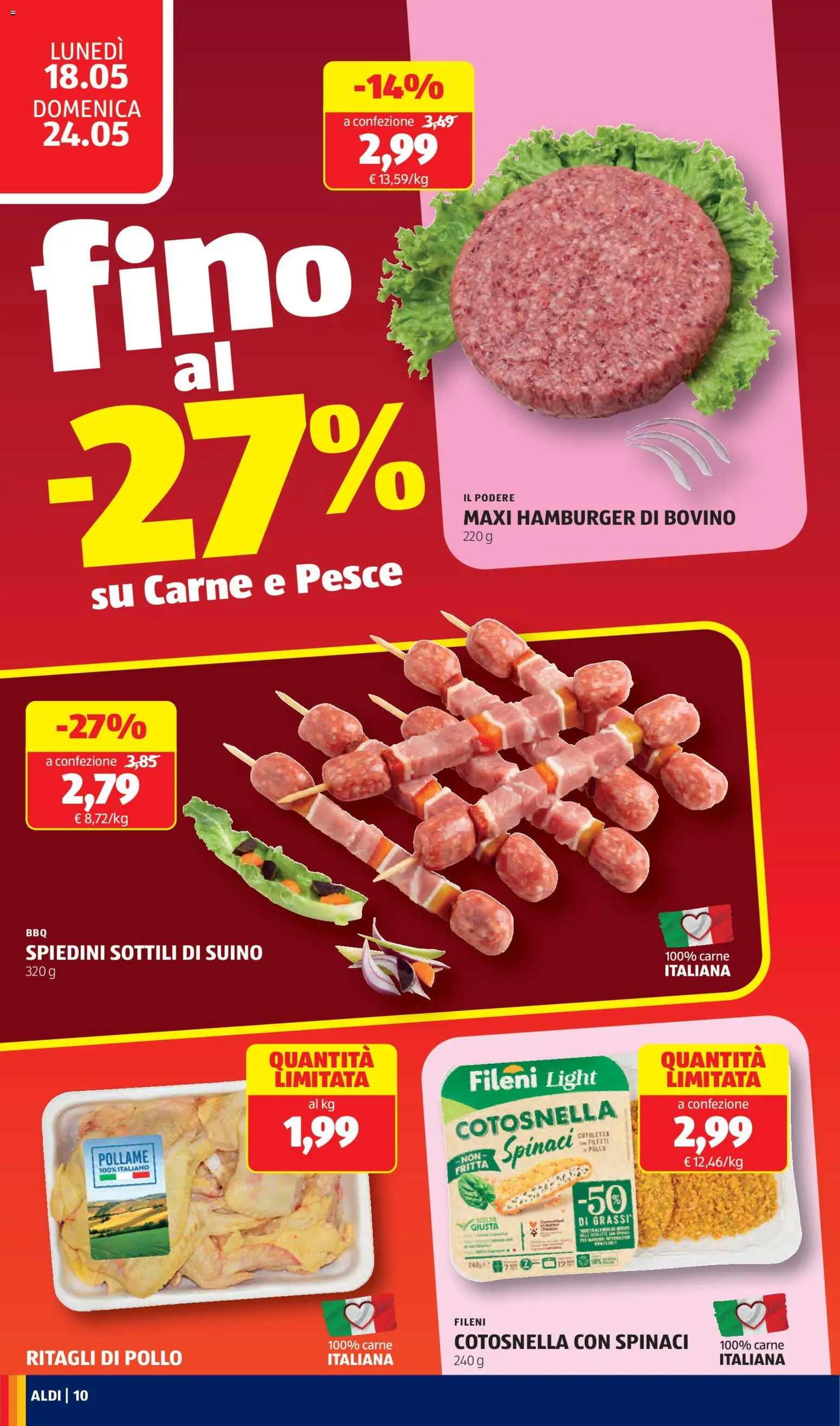 Volantino Aldi del 18.05.2026 | Pagina: 10