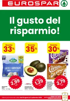 Anteprima del volantino Eurospar volantino Porto Garibaldi valido a partire dal 20/08/2026