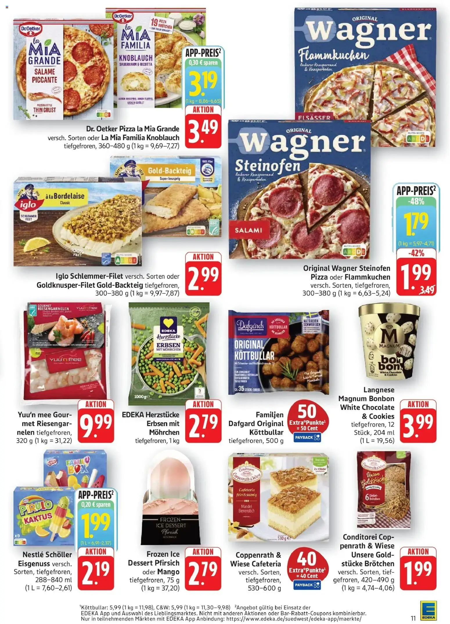 Edeka Prospekt Bad Bergzabern (ab 05.10.2026) » Angebote Online | Seite: 13 | Produkte: Met, Mango, Knoblauch, Pizza