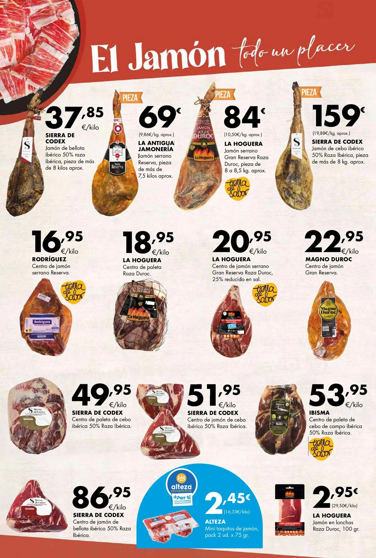 Lupa Supermercados folleto │ válido desde el 16/07/2026 | Página: 7 | Productos: Jamón serrano, Jamón