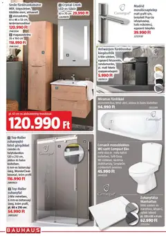 Bauhaus akciós újság - amely érvényes a következő dátumtól: 2026.07.02. | Oldal: 18 | Termékek: Fürdőkád, Tükör, Szappanadagoló