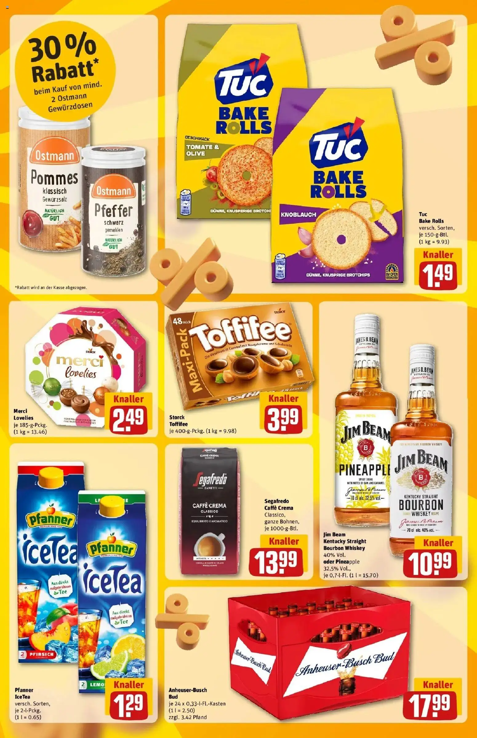 Rewe Prospekt Pegnitz	 – gültig ab 20.04.2026 | Seite: 5 | Produkte: Jim beam, Schokolade, Pfeffer, Bourbon