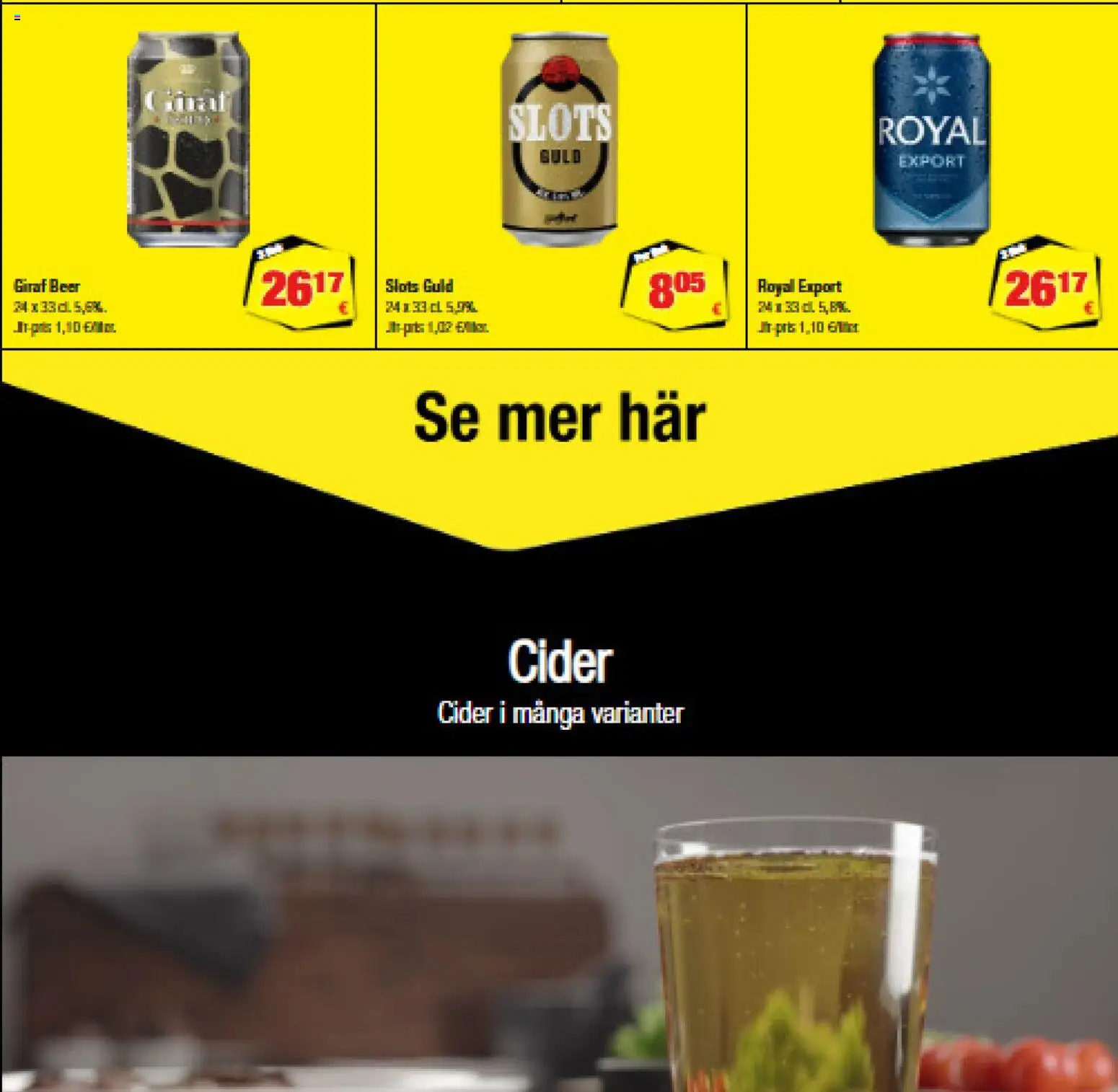 Calle tilbudsavis – gyldig fra 05/08/2026 | Side: 23 | Produkter: Cider