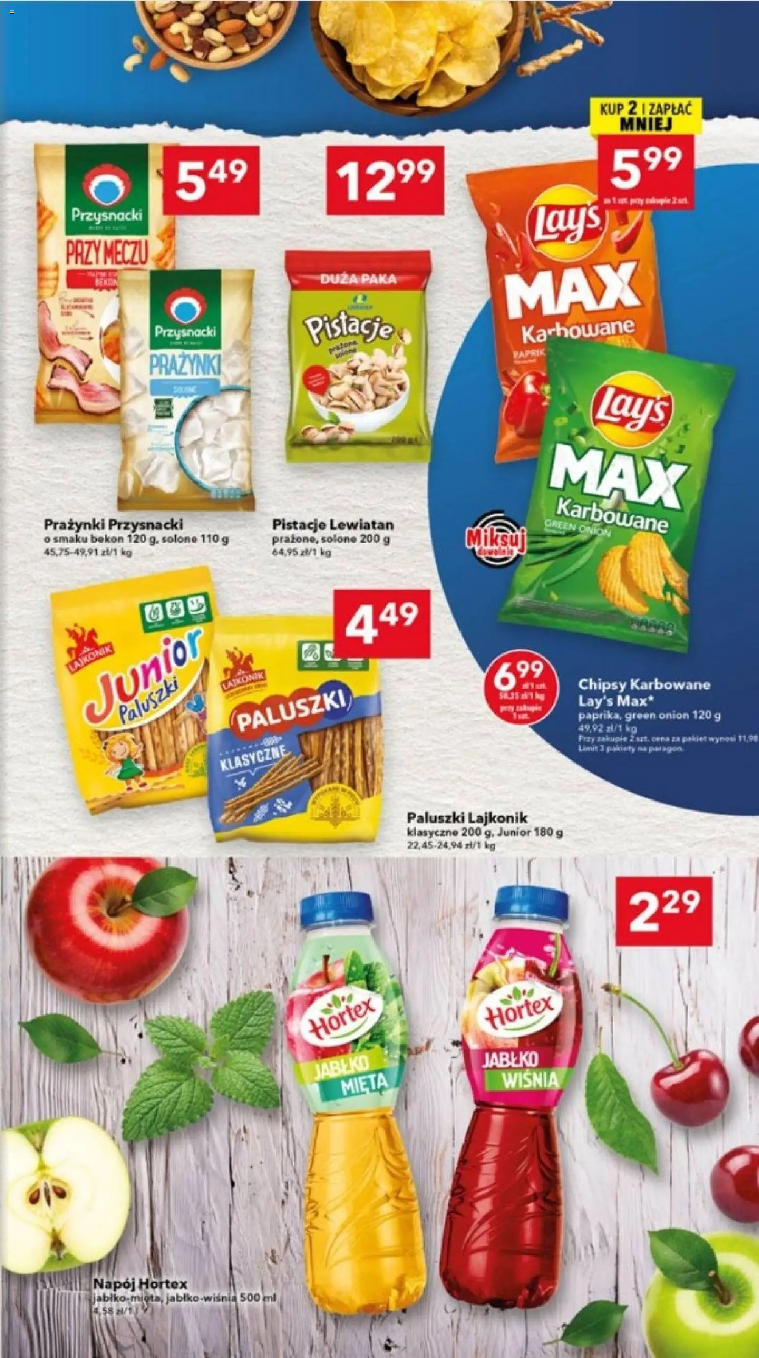 Lewiatan gazetka - Lublin od 02.06.2026 | Strona: 13 | Produkty: Chipsy, Bekon, Mięta, Paluszki