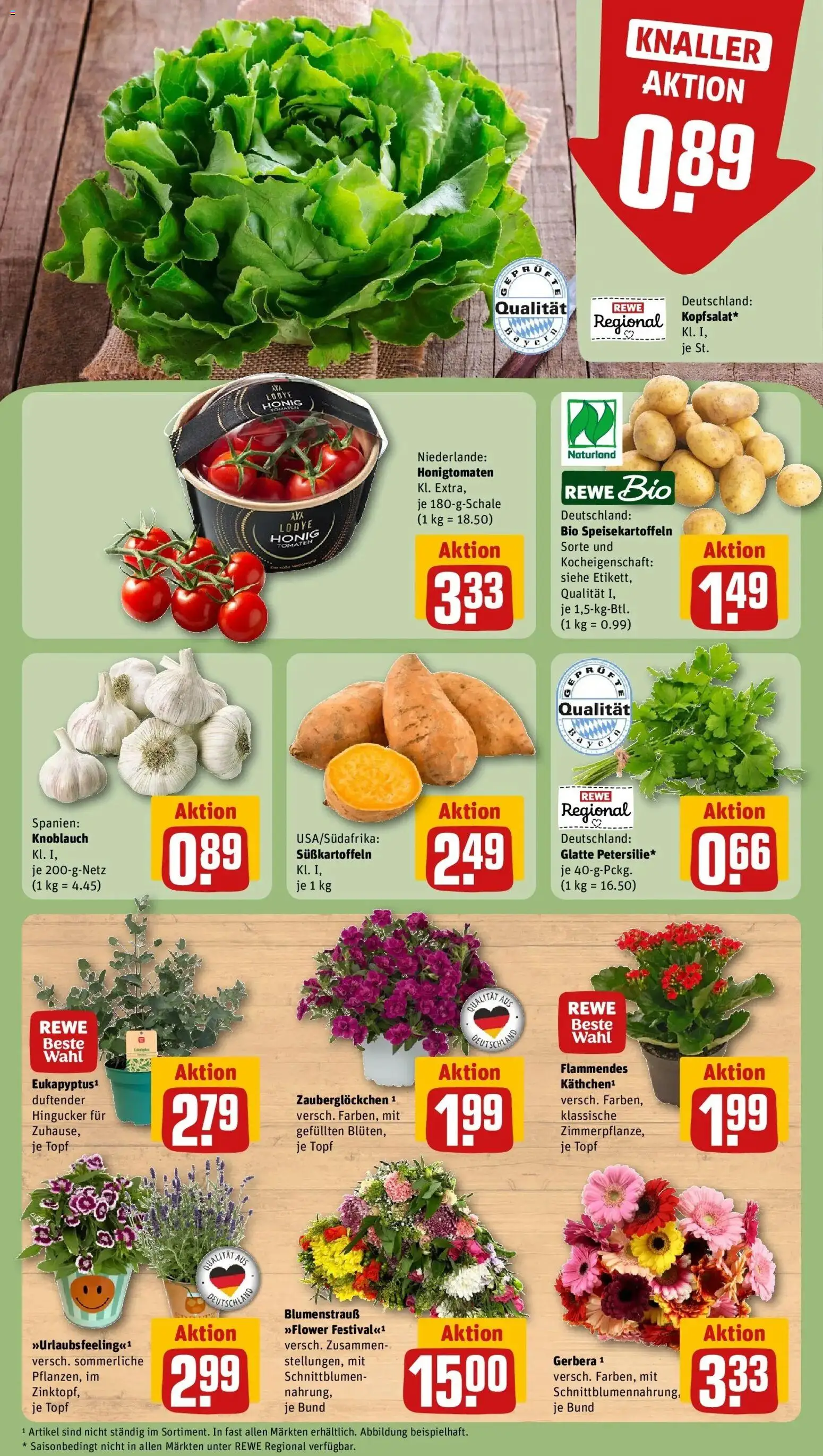 Rewe Prospekt Bruckmühl – gültig ab 08.06.2026 | Seite: 7 | Produkte: Knoblauch