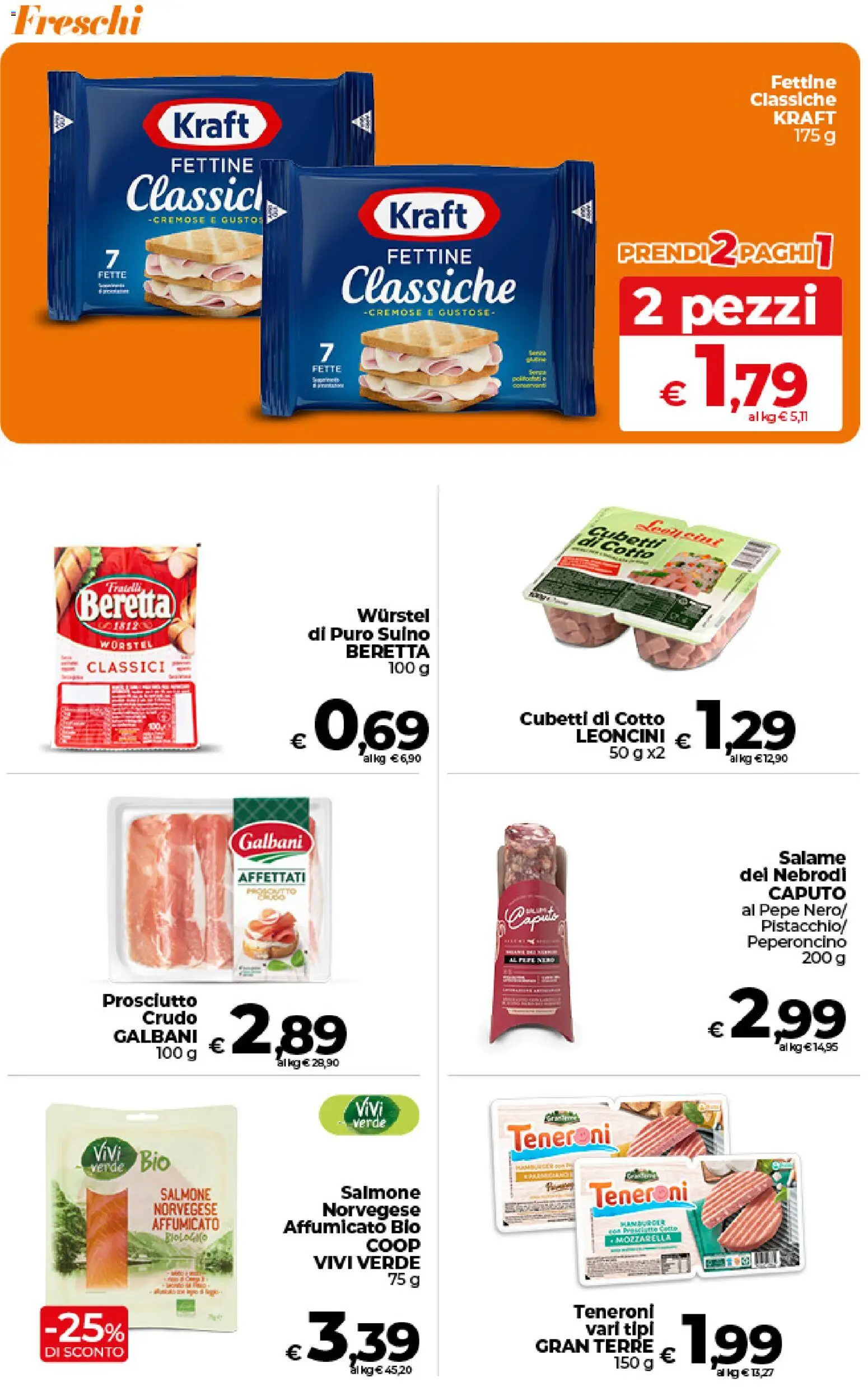 Volantino Ipercoop del 09.06.2026 | Pagina: 19 | Prodotti: Prosciutto Crudo, Salame, Salmone, Pepe