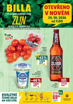 Náhled letáku Billa leták - Zlín od 29.10.2026