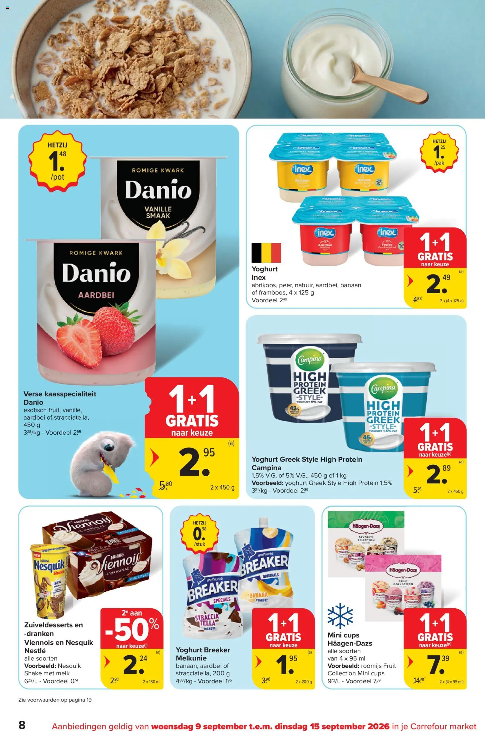 {H1} | Pagina: 8 | Producten: Fruit, Banaan, Dranken, Yoghurt