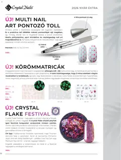 Crystal Nails 2026 Nyár Extra - amely érvényes a következő dátumtól: 2026.06.08. | Oldal: 20