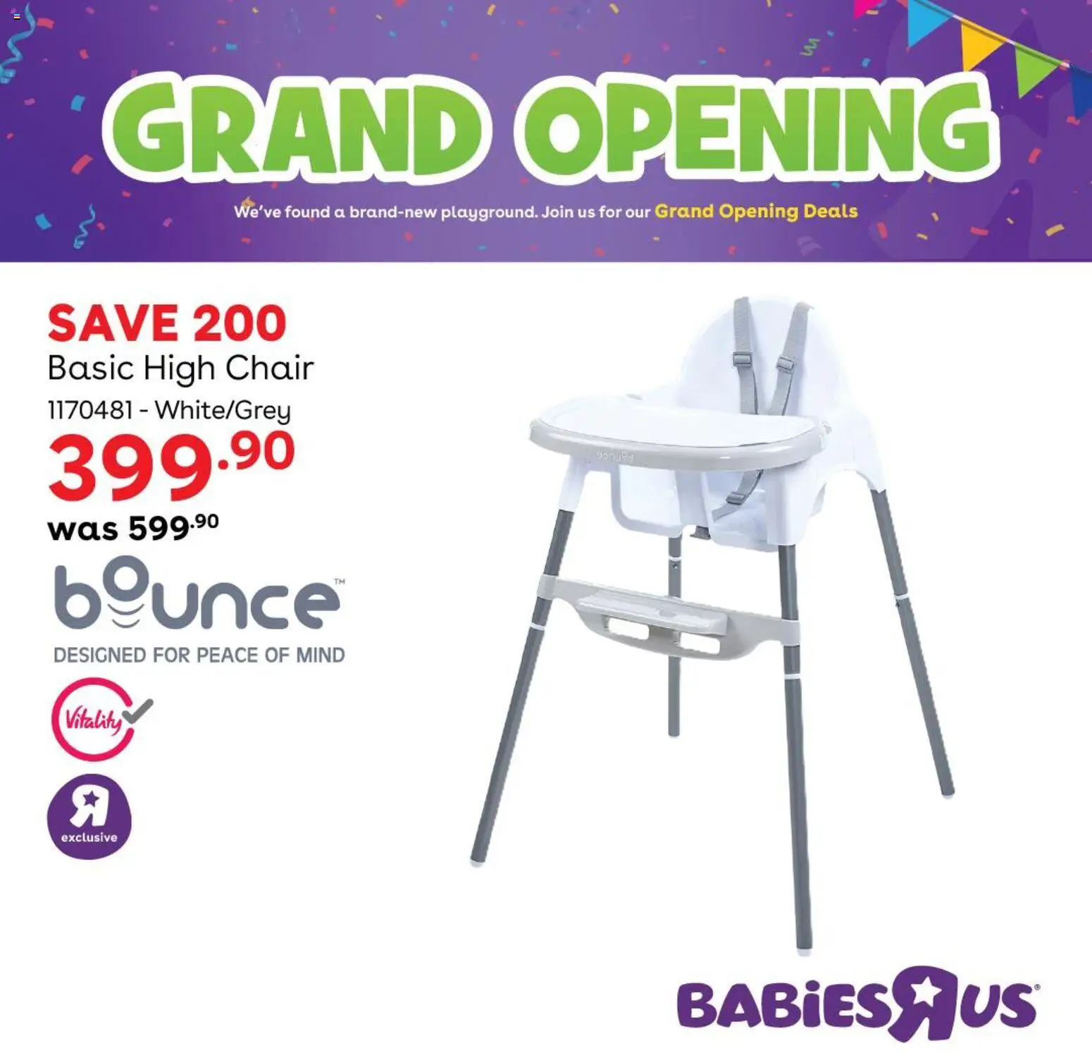 New Babies R Us catalogue – valid from 27.05.2026 | Page: 4 | Products: Chair