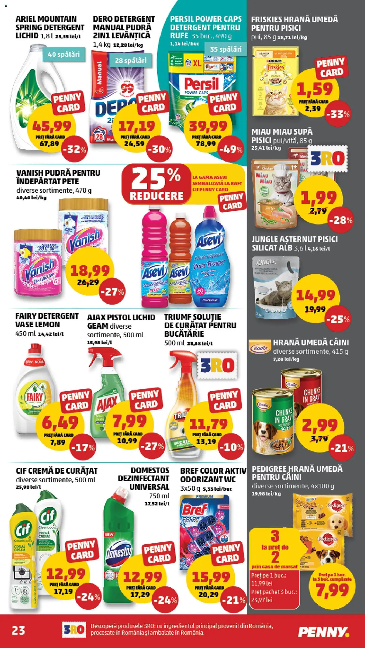 Noul catalog PENNY – valabil de la 23.09.2026 | Pagină: 23 | Produse: Cif, Vase, Raft, Cremă