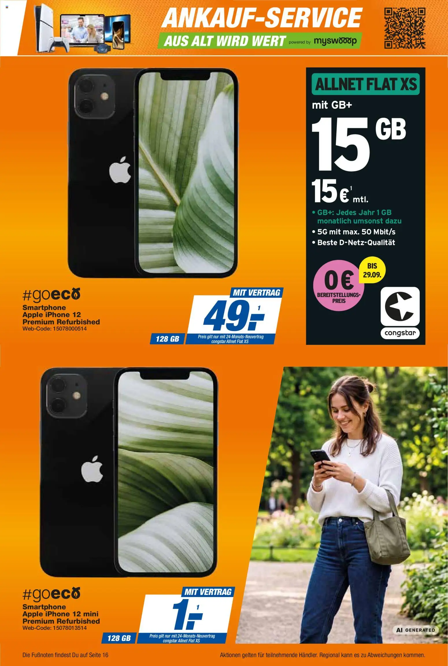 Expert Telekommunikations-Highlights im September – gültig ab 01.09.2026 | Seite: 11 | Produkte: Iphone, Apple, Smartphone