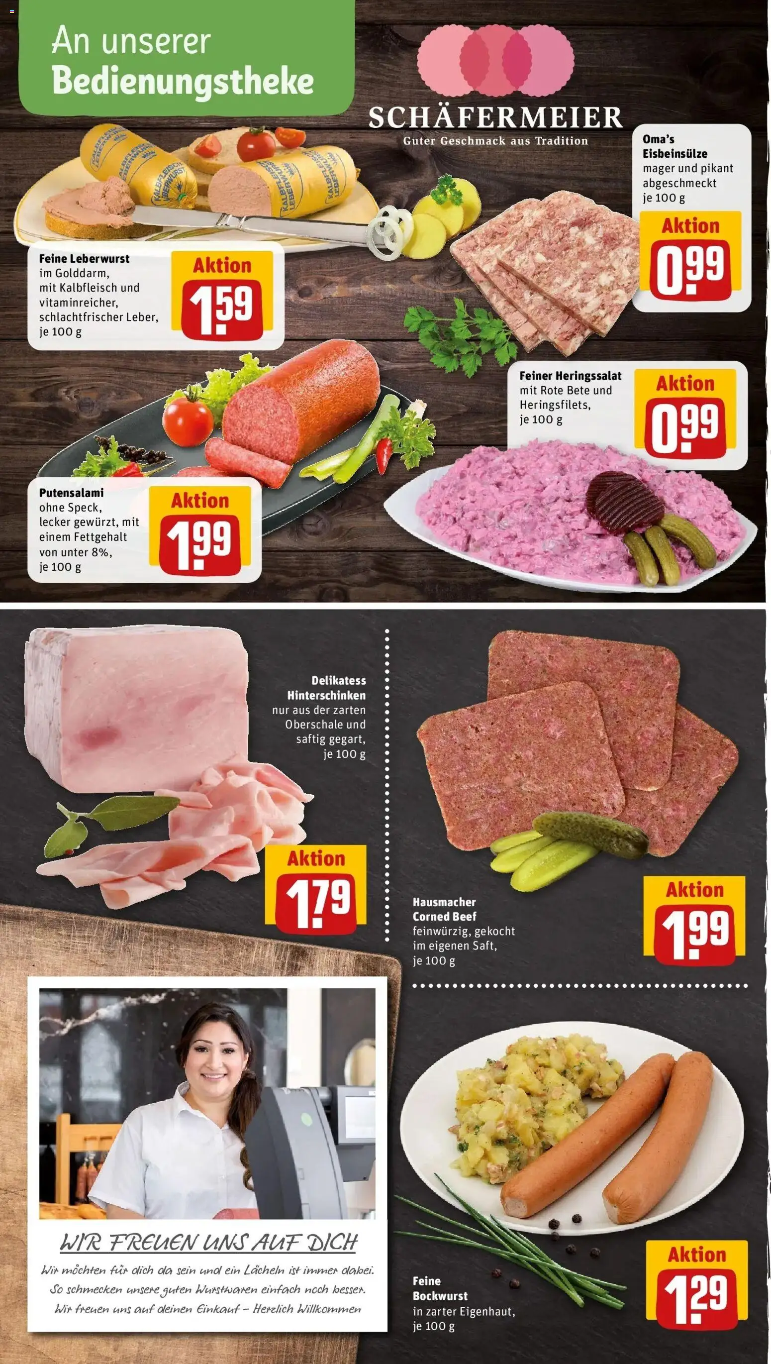 REWE Prospekt ab 19.10.2026 zum Blättern » Angebote | Seite: 10 | Produkte: Bockwurst
