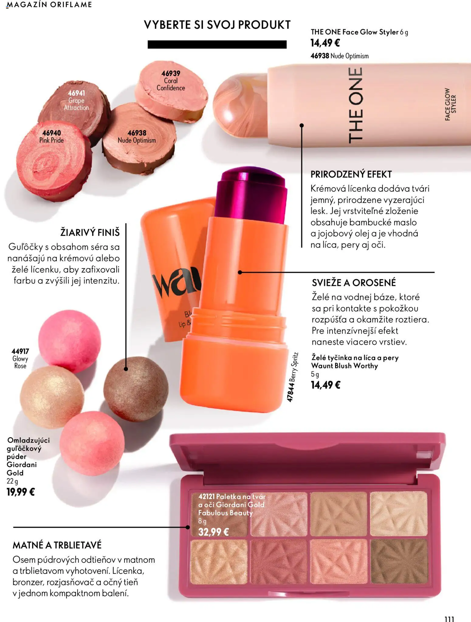 Nové Oriflame akcie – leták je platný od 30.09.2026 | Strana: 111 | Produkty: Maslo, Olej, Lícenka, Rozjasňovač