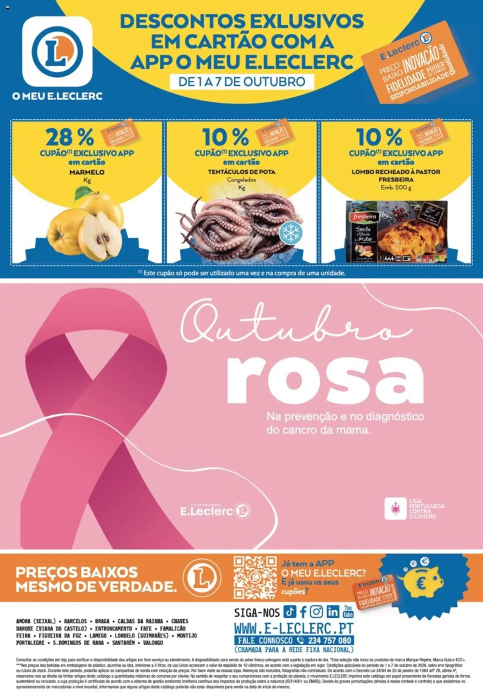 E.Leclerc folheto │ válido de 01/10/2026 | Página: 36 | Produtos: Bebidas, Lombo, Peixe