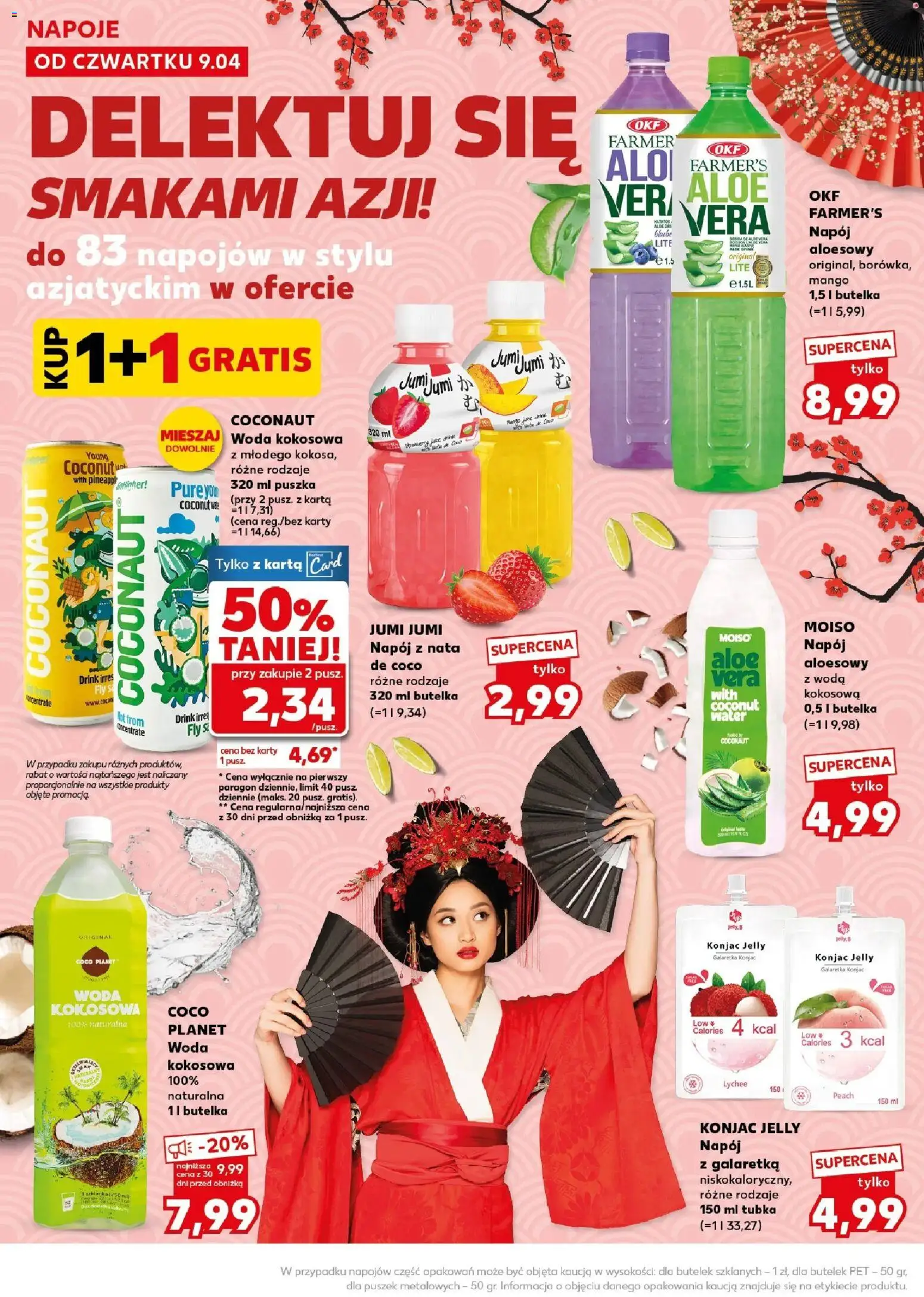 Kaufland gazetka - Super Sobota od 11.04.2026 | Strona: 22 | Produkty: Karta, Woda kokosowa, Napoje, Woda