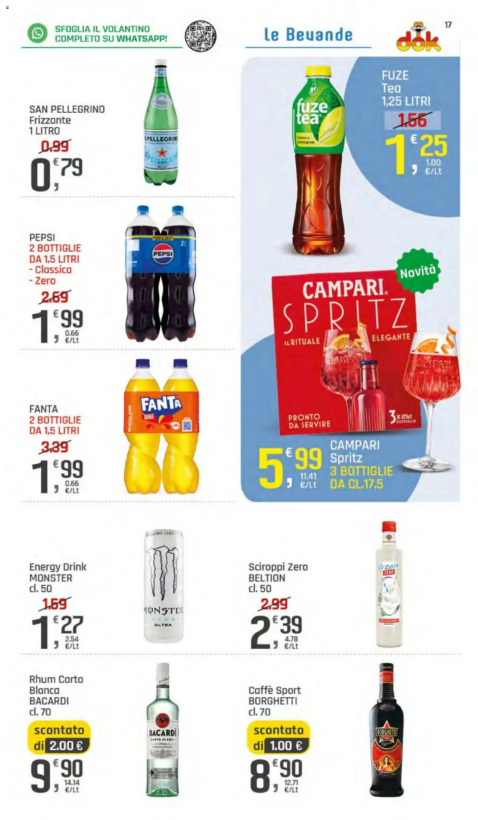 Volantino DOK del 23/07/2026 | Pagina: 17 | Prodotti: Caffè, Fanta, Pepsi