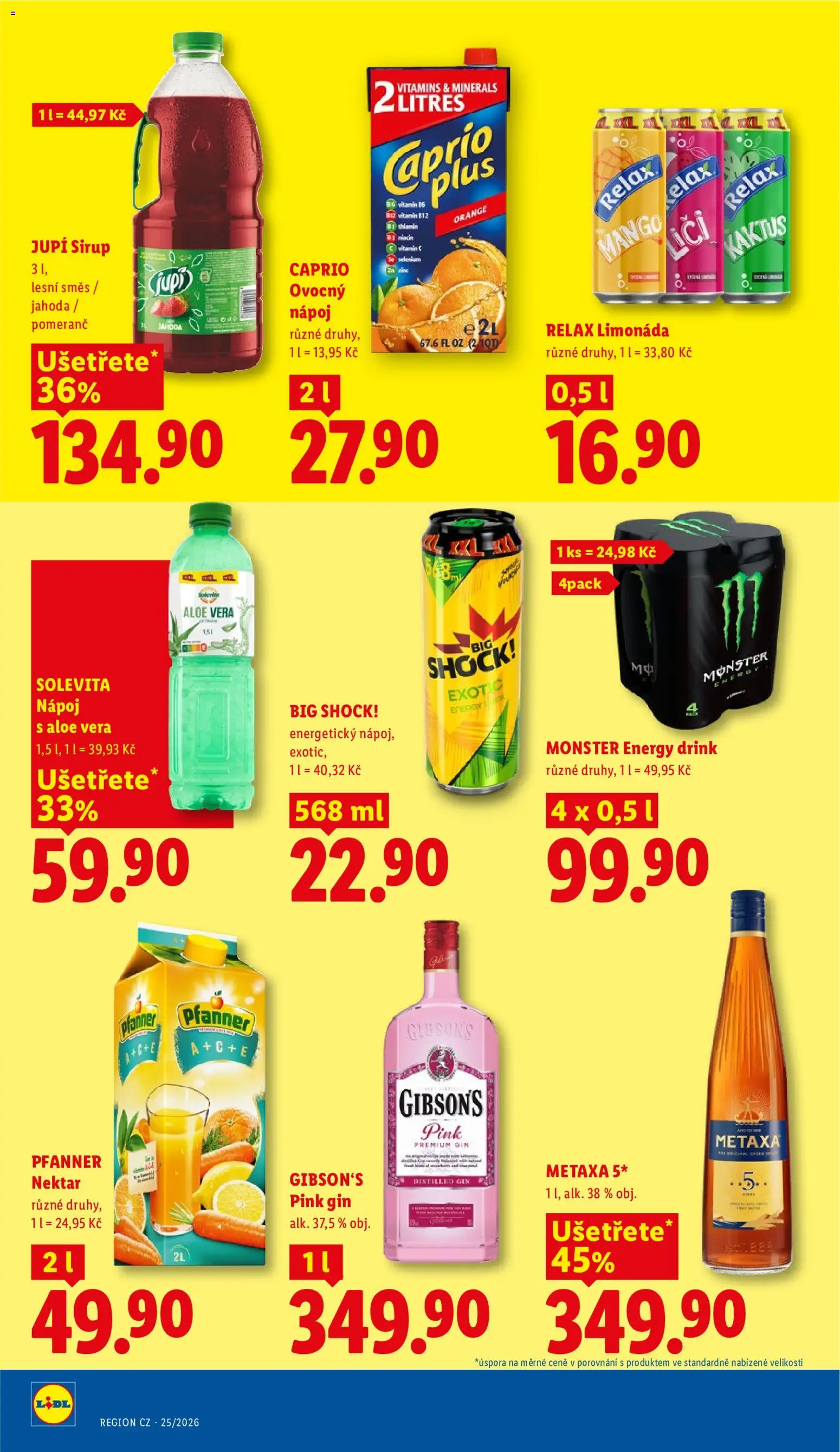 Lidl leták od 15.06.2026 | Strana: 22 | Produkty: Mango, Limonáda, Gin, Brandy