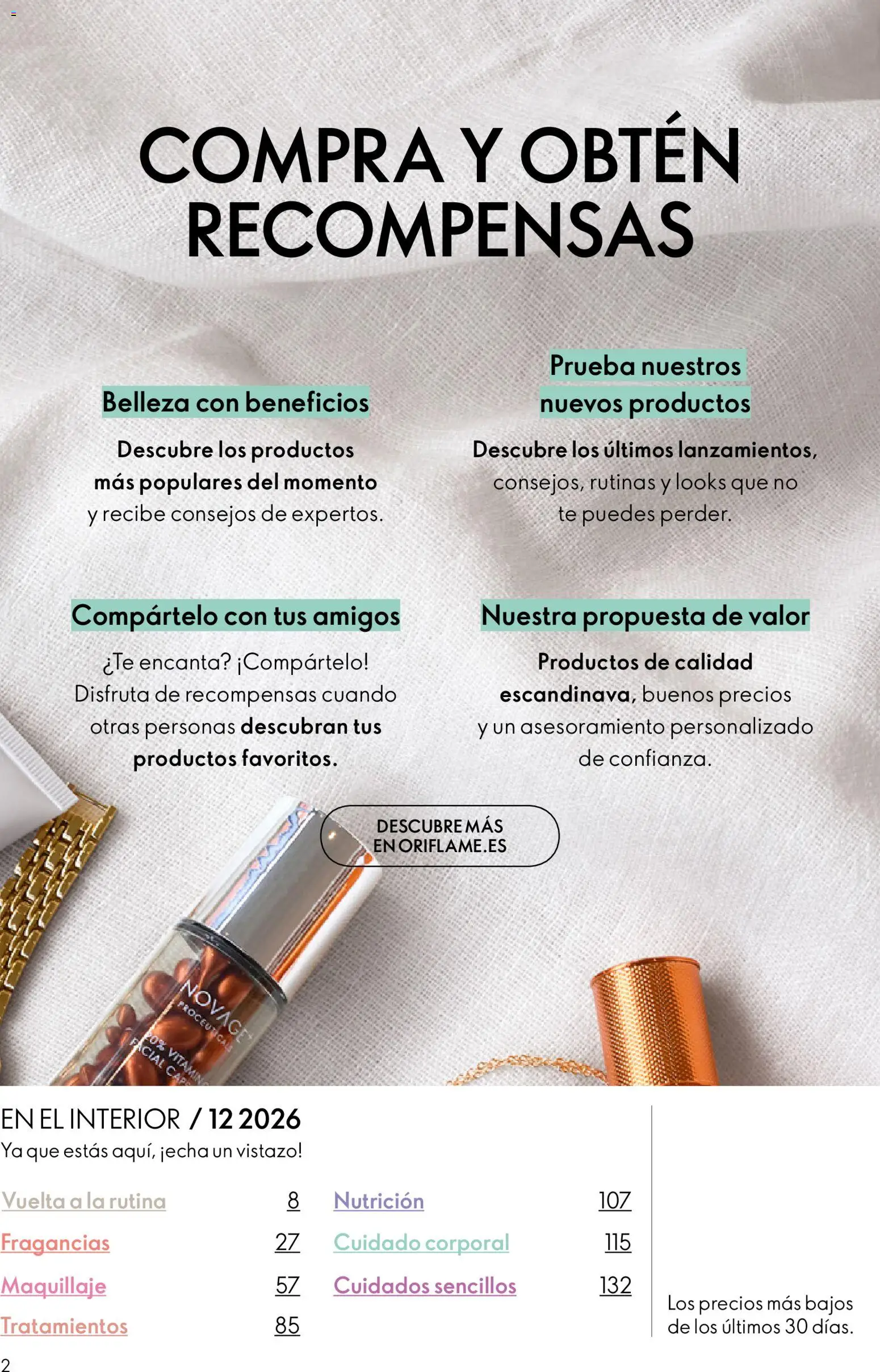 Oriflame - Catálogo Campaña 12 │ válido desde el 26/08/2026 | Página: 2