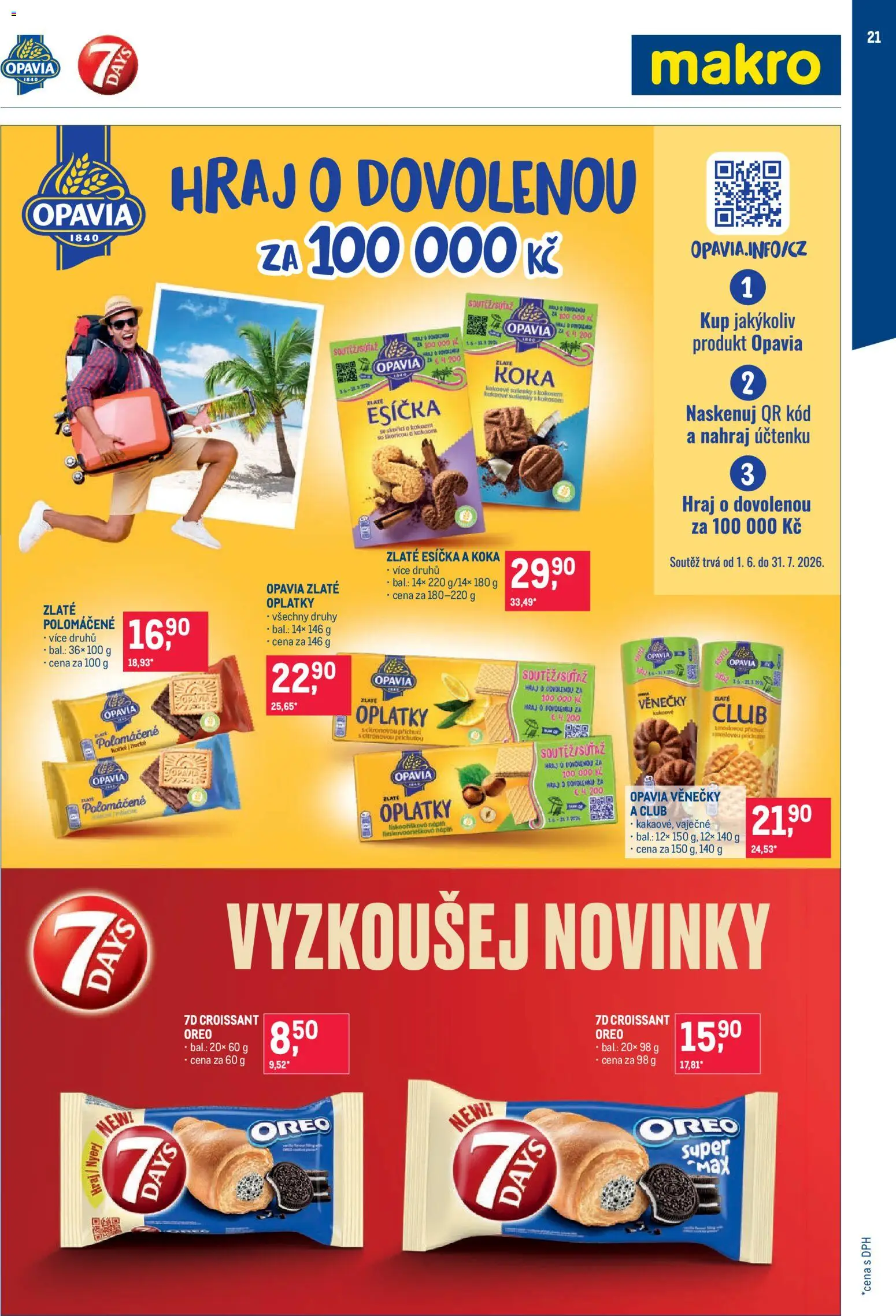 Makro leták - Obchodní partneři od 20.05.2026 | Strana: 21 | Produkty: Croissant, Esíčka, Oreo, Oplatky