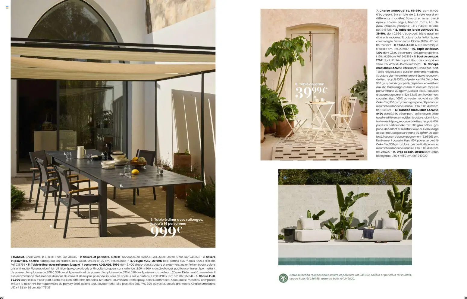 {H1} | Page: 11 | Produits: Coton, Canapé, Table, Chaise