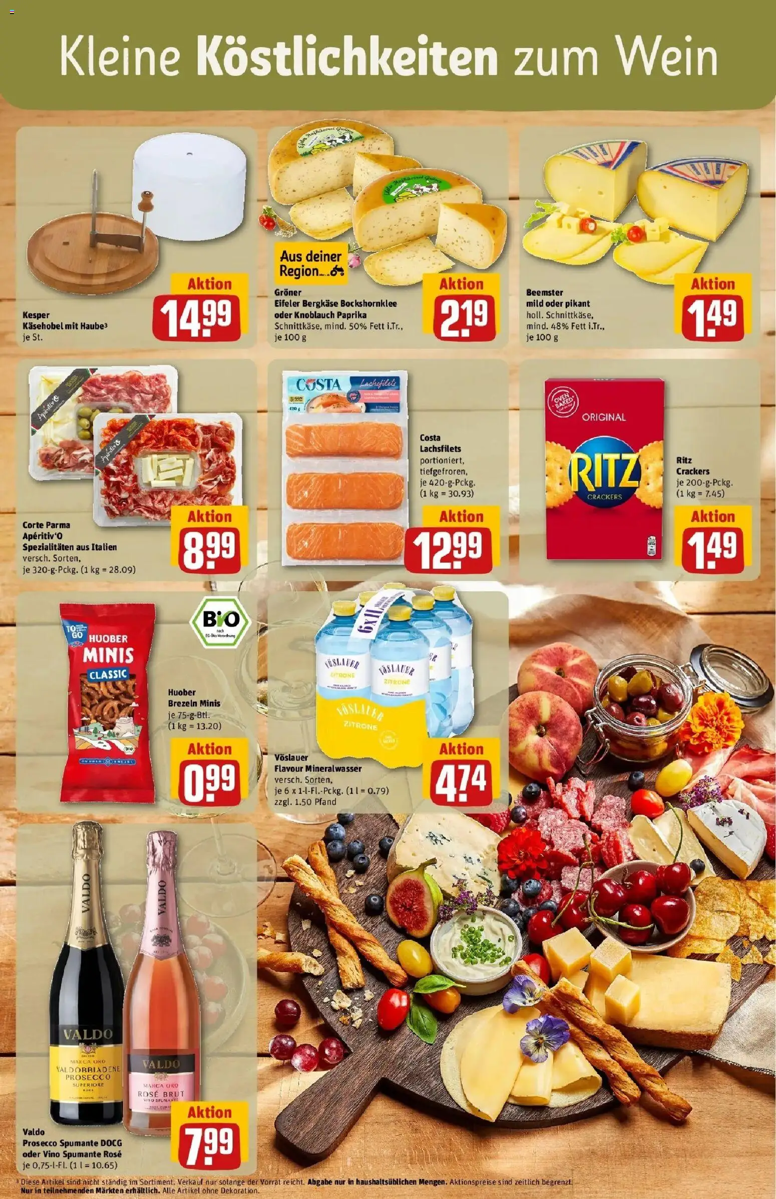 REWE Prospekt ab 12.10.2026 zum Blättern » Angebote | Seite: 22 | Produkte: Prosecco, Zitrone, Knoblauch, Wein