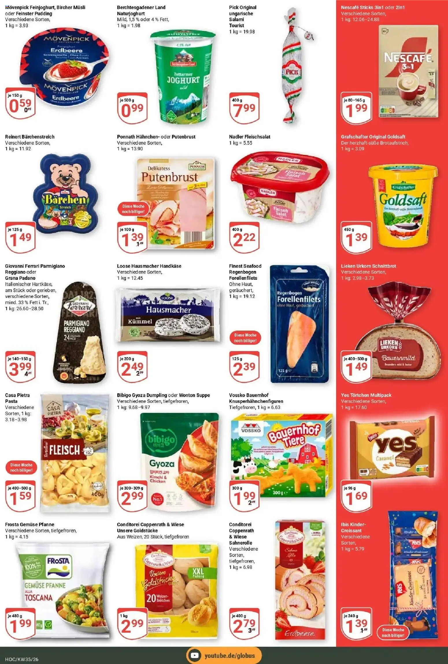 Globus Prospekt Hockenheim (ab 24.08.2026) » Angebote online | Seite: 5 | Produkte: Putenbrust, Joghurt, Pasta, Salami