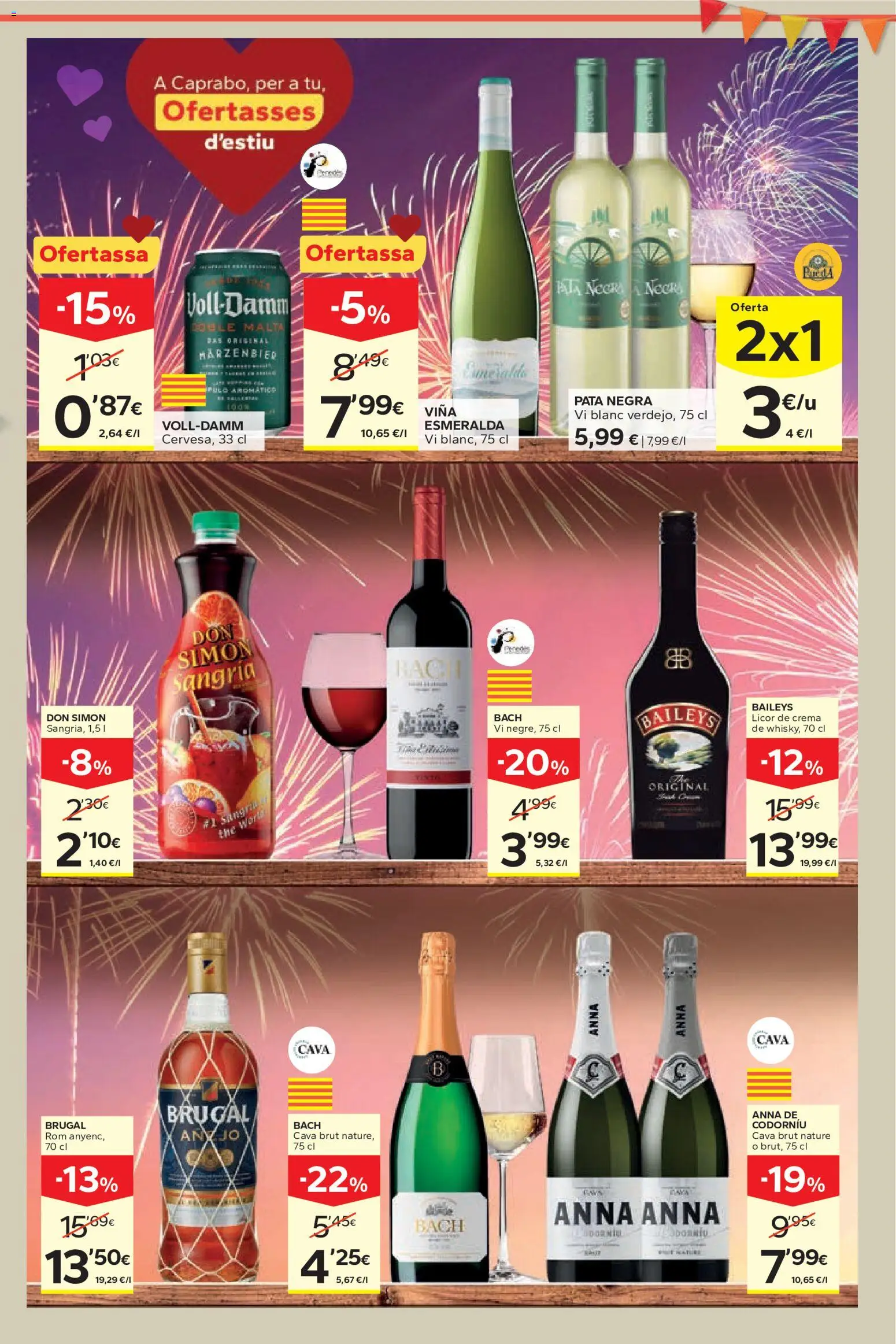 Caprabo Ofertasses d'estiu │ válido desde el 11.06.2026 | Página: 3 | Productos: Licor, Crema