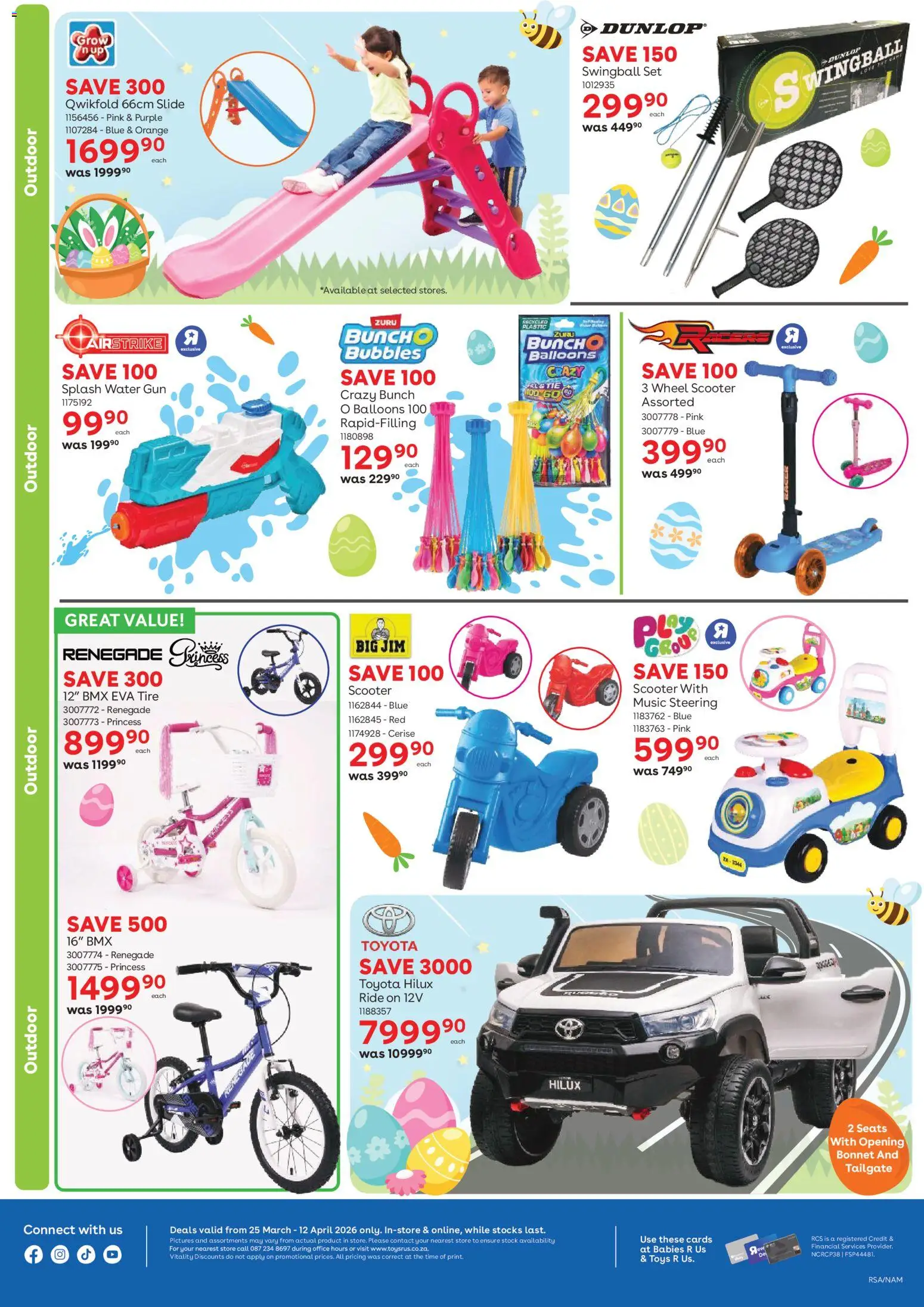 New Toys R Us catalogue – valid from 25.03.2026 | Page: 6 | Products: Toys, Stock, Water