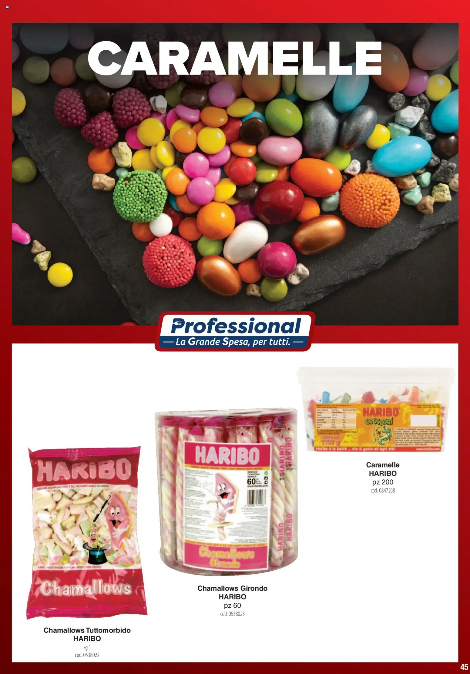 Volantino Carrefour del 01.06.2026 | Pagina: 45 | Prodotti: Caramelle