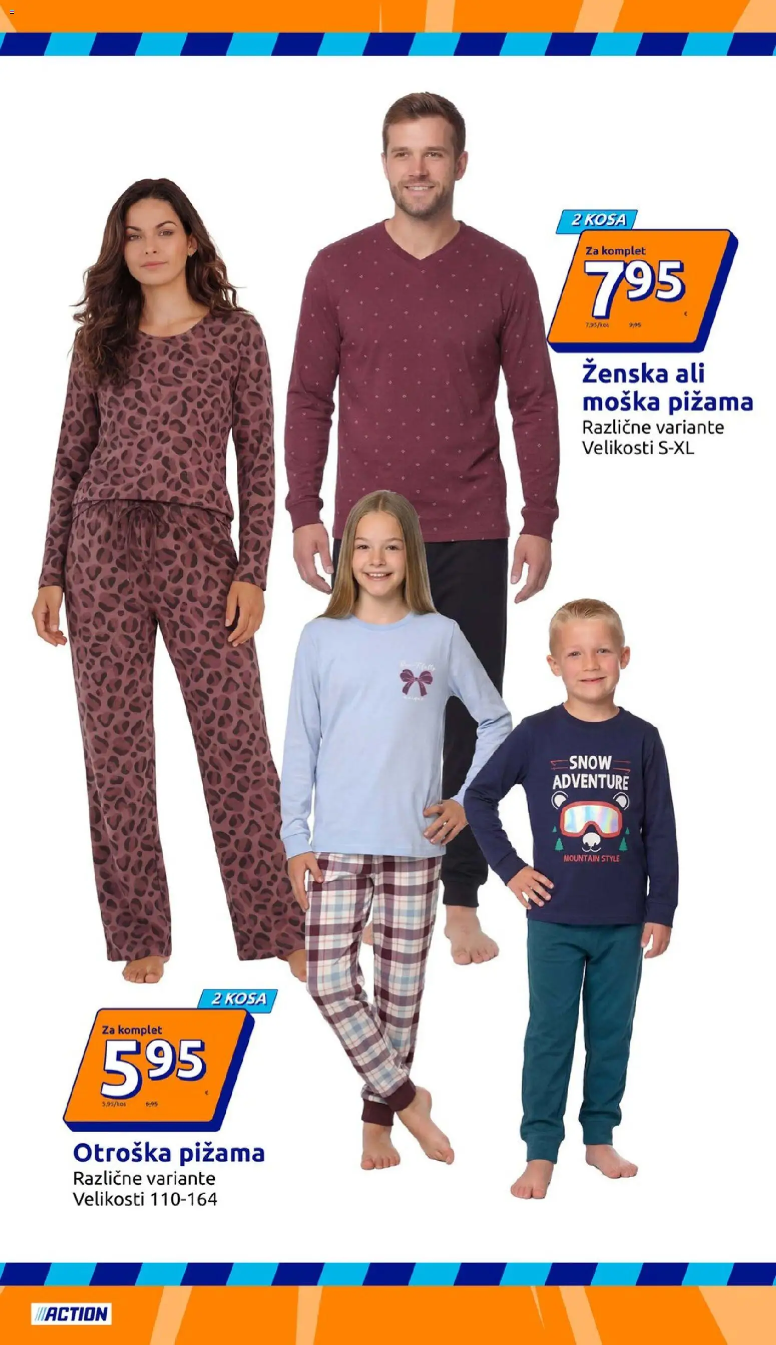 Novi Action katalog ponudbe – veljaven od 23.09.2026 | Stran: 25 | Izdelki: Pižama