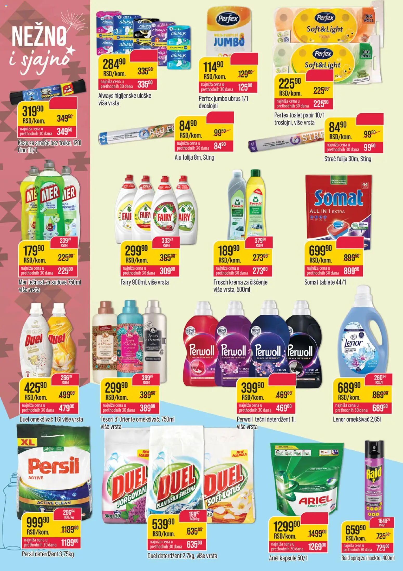 Zlatan Trag katalog - važi od 12.08.2026 | Strana: 10 | Proizvode: Deterdžent, Ariel, Kapsule, Persil