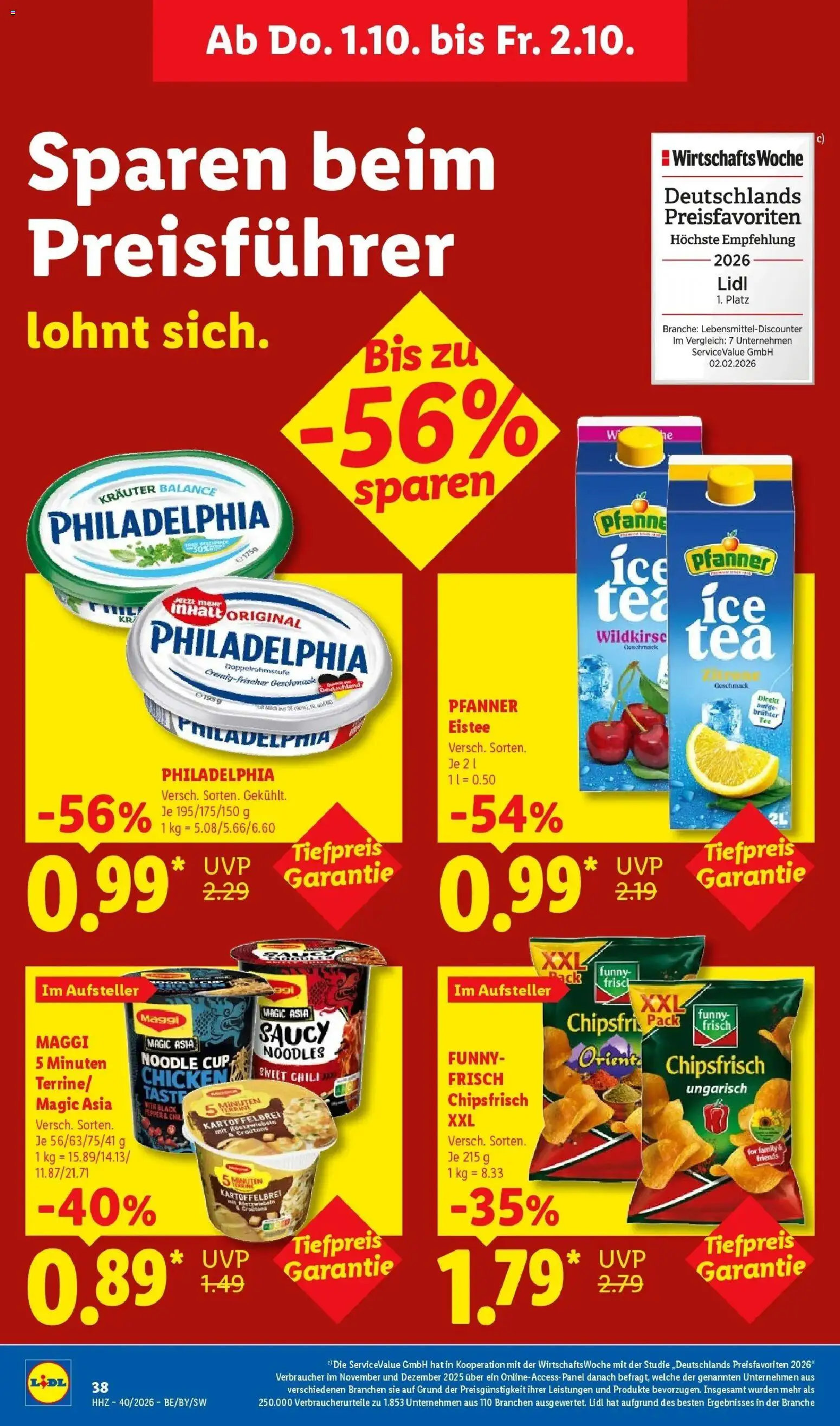 Lidl Prospekt Mahlow – gültig ab 28.09.2026 | Seite: 64 | Produkte: Maggi, Philadelphia, Pfirsich, Chili