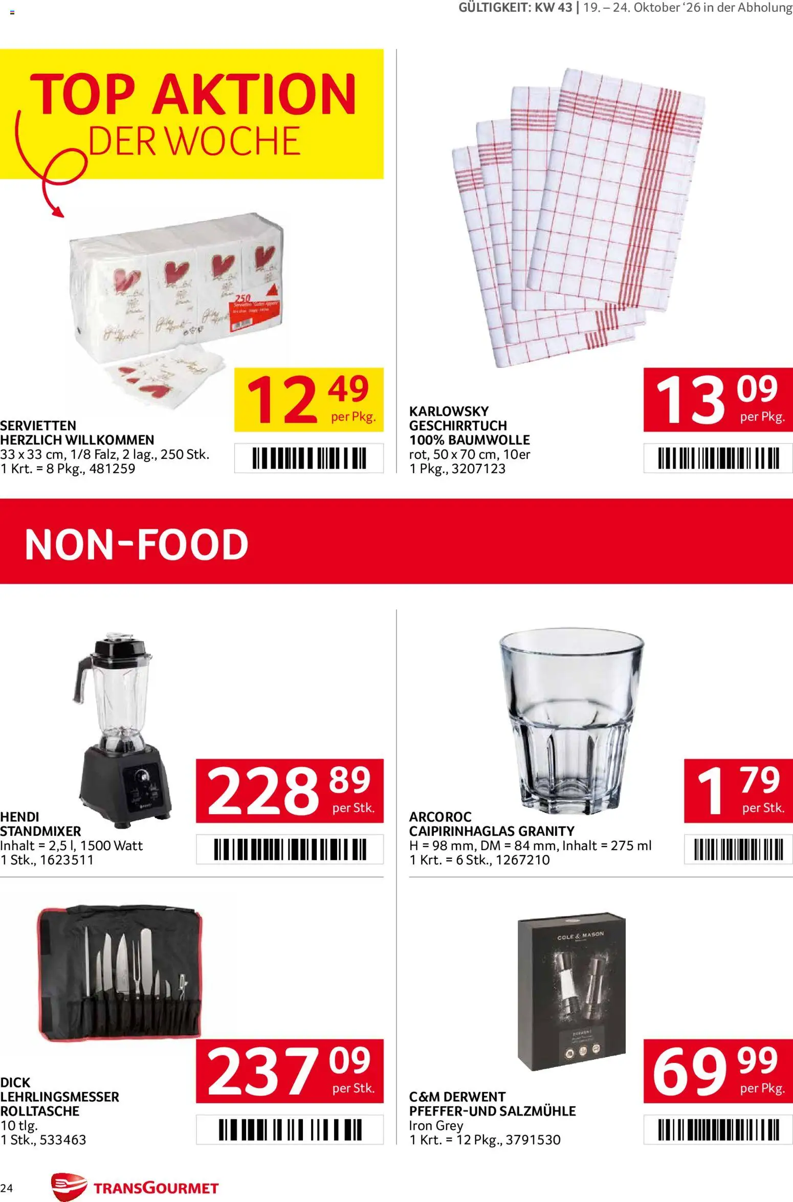 Transgourmet Broschüre gültig ab 19.10.2026 | Seite: 24