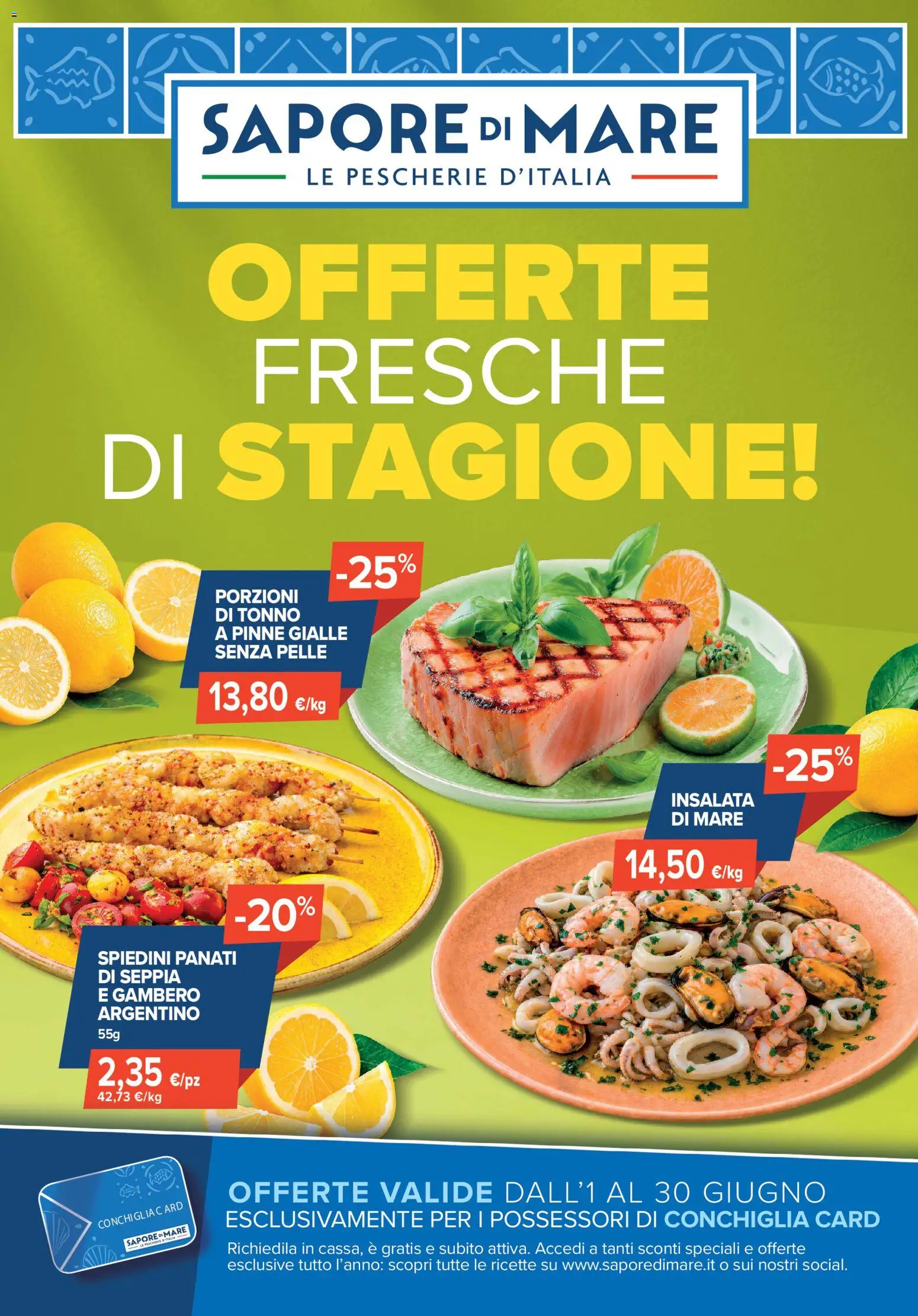 Volantino Sapore di mare del 01.06.2026 | Pagina: 1