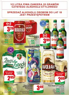Pogląd oferty "Piwo Warka Jasne Pełne, puszka, 330 ml" - ważna od 10.06.2026 | Strona: 56