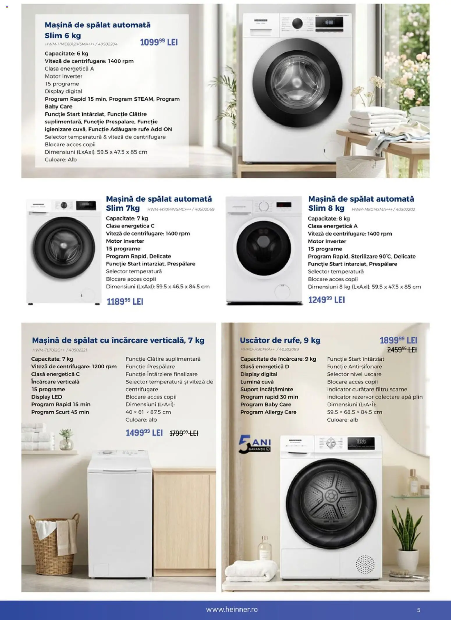 Noul catalog Carrefour – valabil de la 12.08.2026 | Pagină: 5 | Produse: Lumină, Baby, Uscător, LED