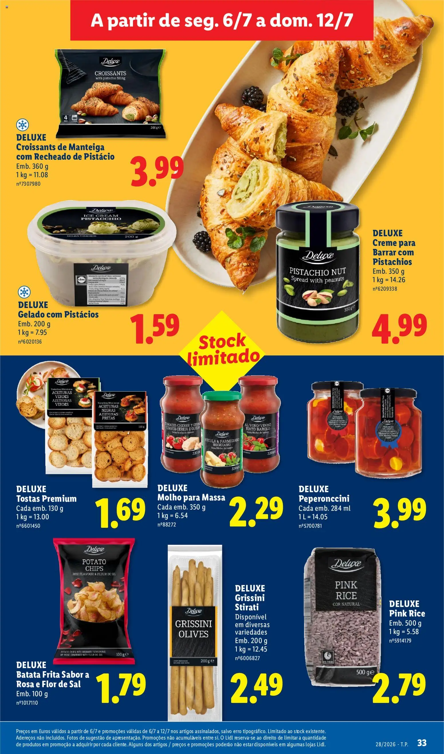 Lidl folheto │ válido de 06/07/2026 | Página: 33 | Produtos: Tostas, Manteiga, Vinho, Vinho tinto