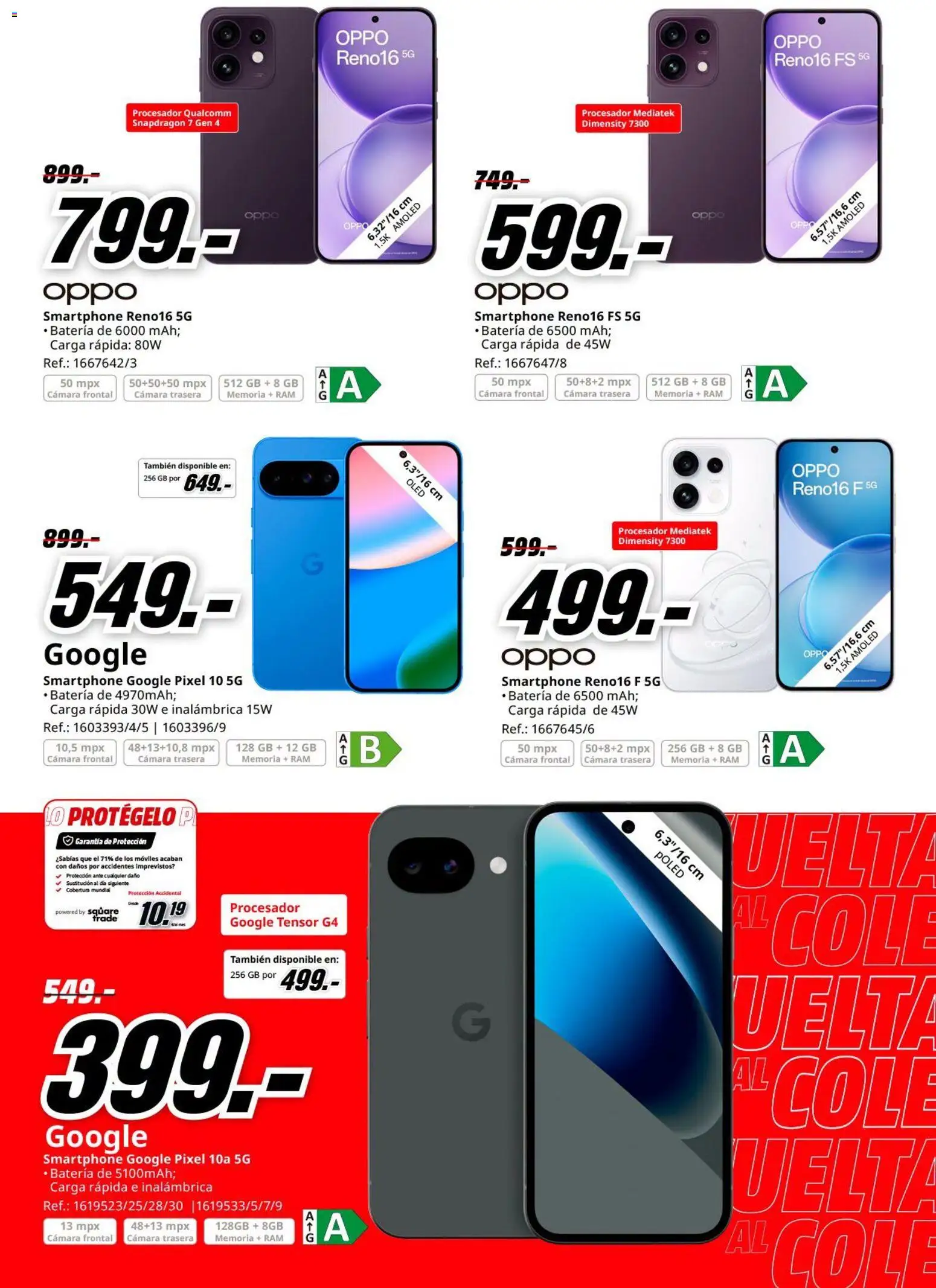 Media Markt Vuelta al Cole │ válido desde el 26/08/2026 | Página: 30 | Productos: Smartphone, Cámara, Batería